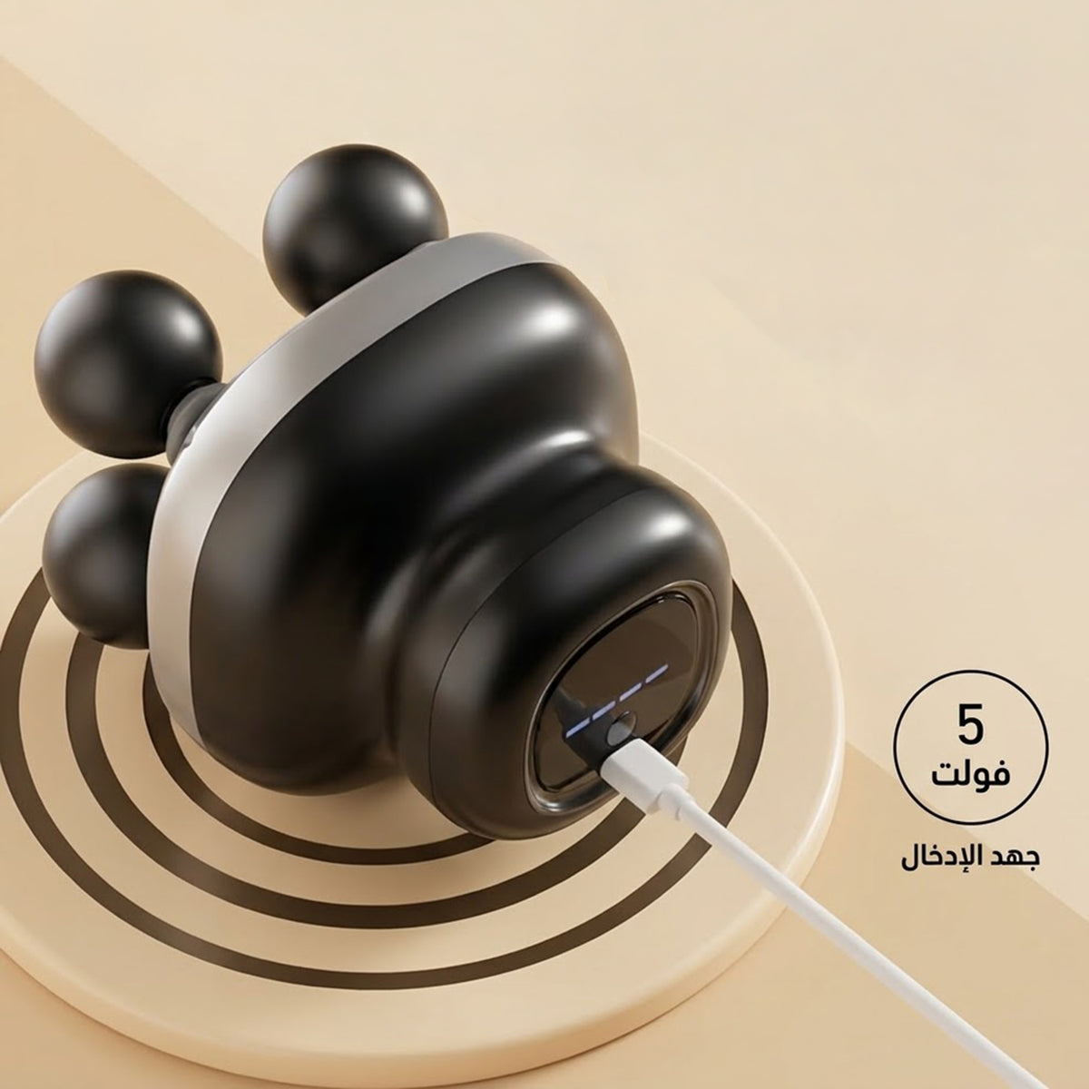 مسدس المساج الكهربائي 4 رؤوس – 9 مستويات